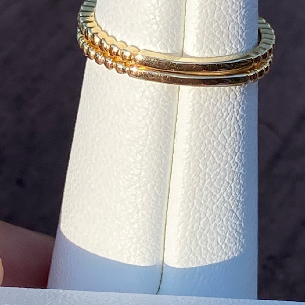 14K GOLD Natural Diamond Ring Set - Picture 6 of 8